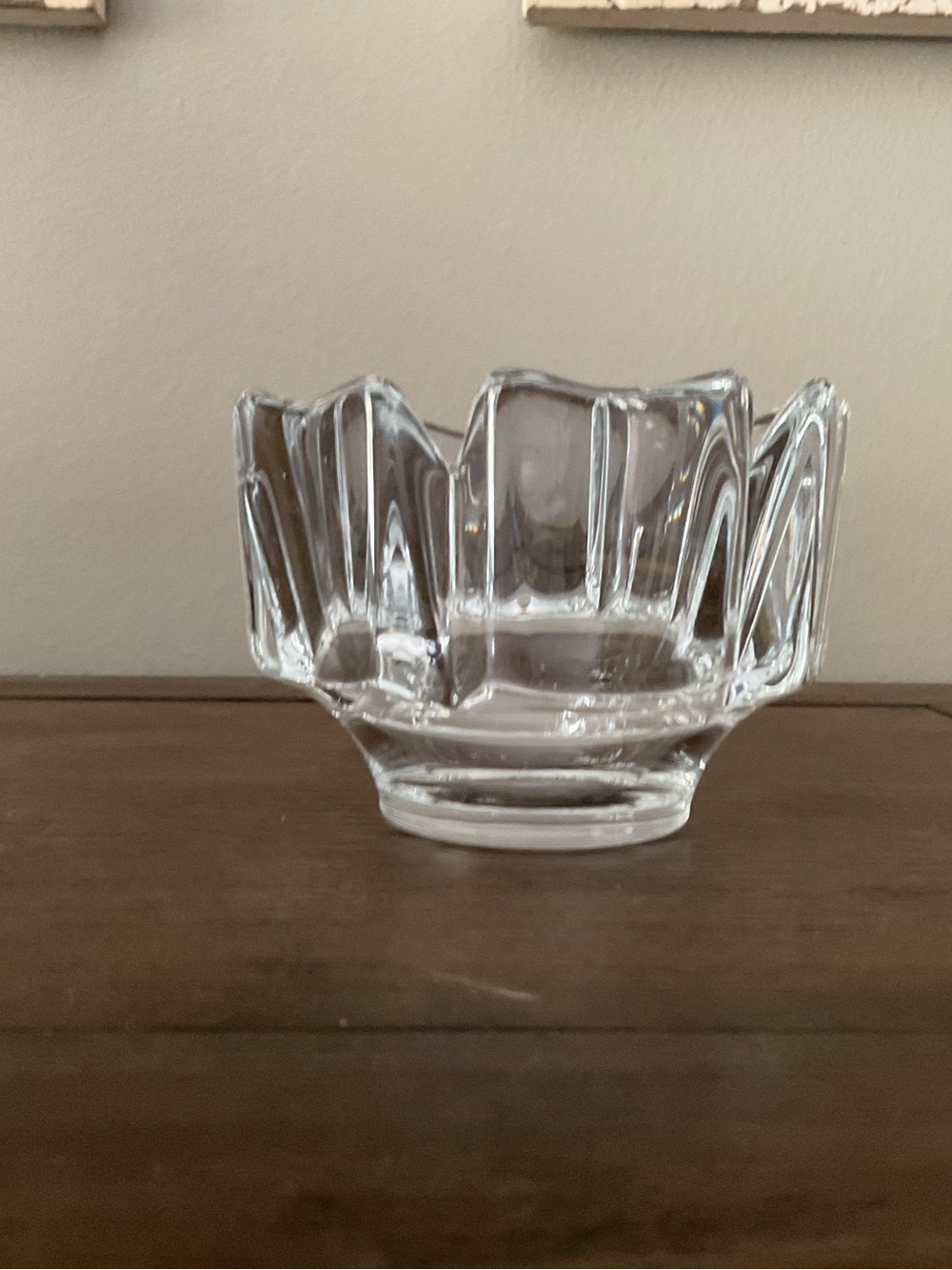 Orrefors Corona Decorative Bowl  3” x 5 “- Home Accents